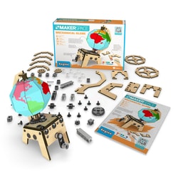 United Scientific™ Engino™ Makerspace DIY: Mechanical Globe
